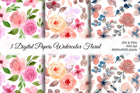 Seamless Pattern Floral Watercolor 31 for Modern Branding and Marketing