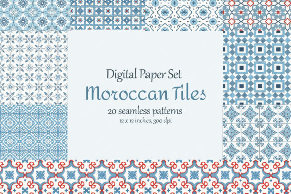 Watercolor Moroccan Tiles Seamless Pattern: A Designer’s Review for Real Client Projects
