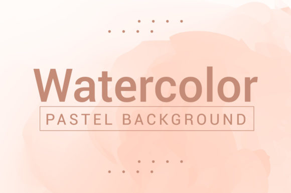 Watercolor Pastel Background Vector: A Soft Touch for Branding and Creative Projects