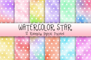 Watercolor Star Background Textures Review