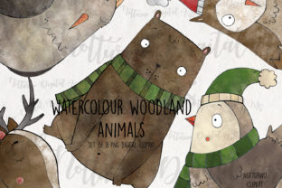 Watercolor Woodland Animals for Crafts