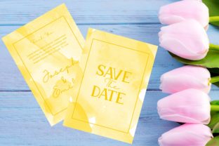 Wedding Luxury Invitations Watercolor Print Templates
